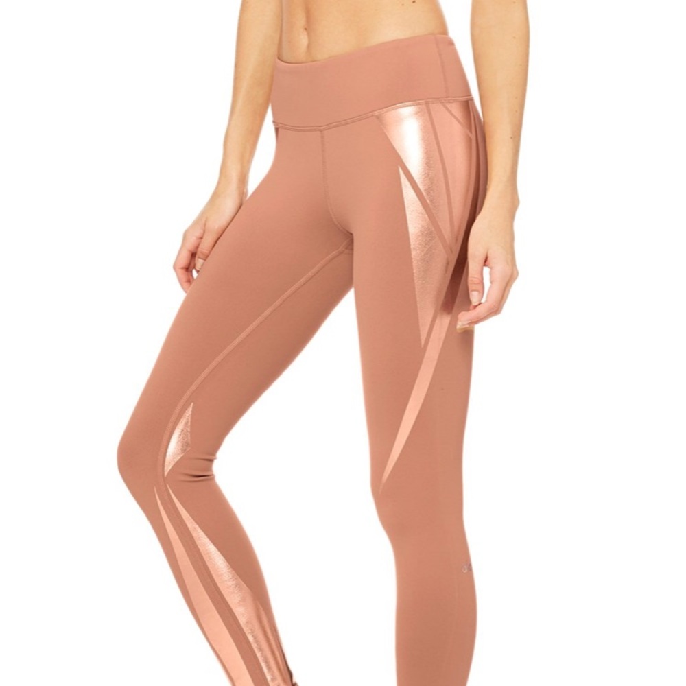Aly Yoga Rose Gold Leggings